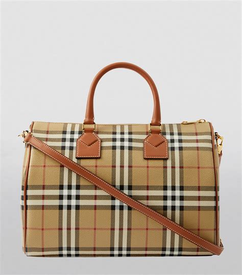 burberry medium haymarket check bowler bag|Burberry Limited.